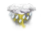 leichtes Gewitter